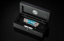 The Kingman Customized Cigar Cutter (CG1 KINGMAN) in a box case