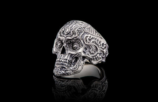 The Men's Calavera Mexican 'Sugar Skull' Ring 